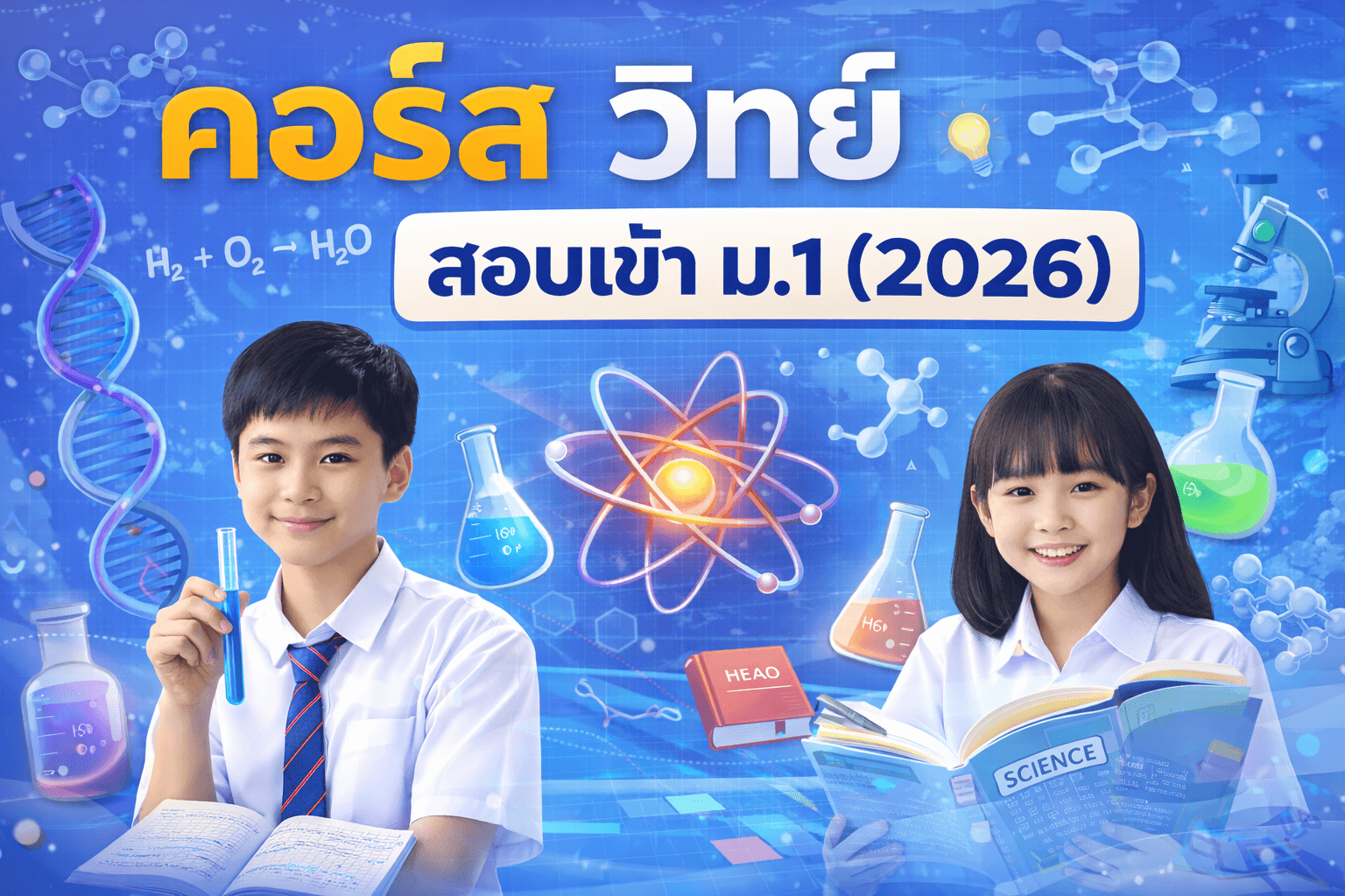 วิทยาศาสตร์ สอบเข้า ม.1