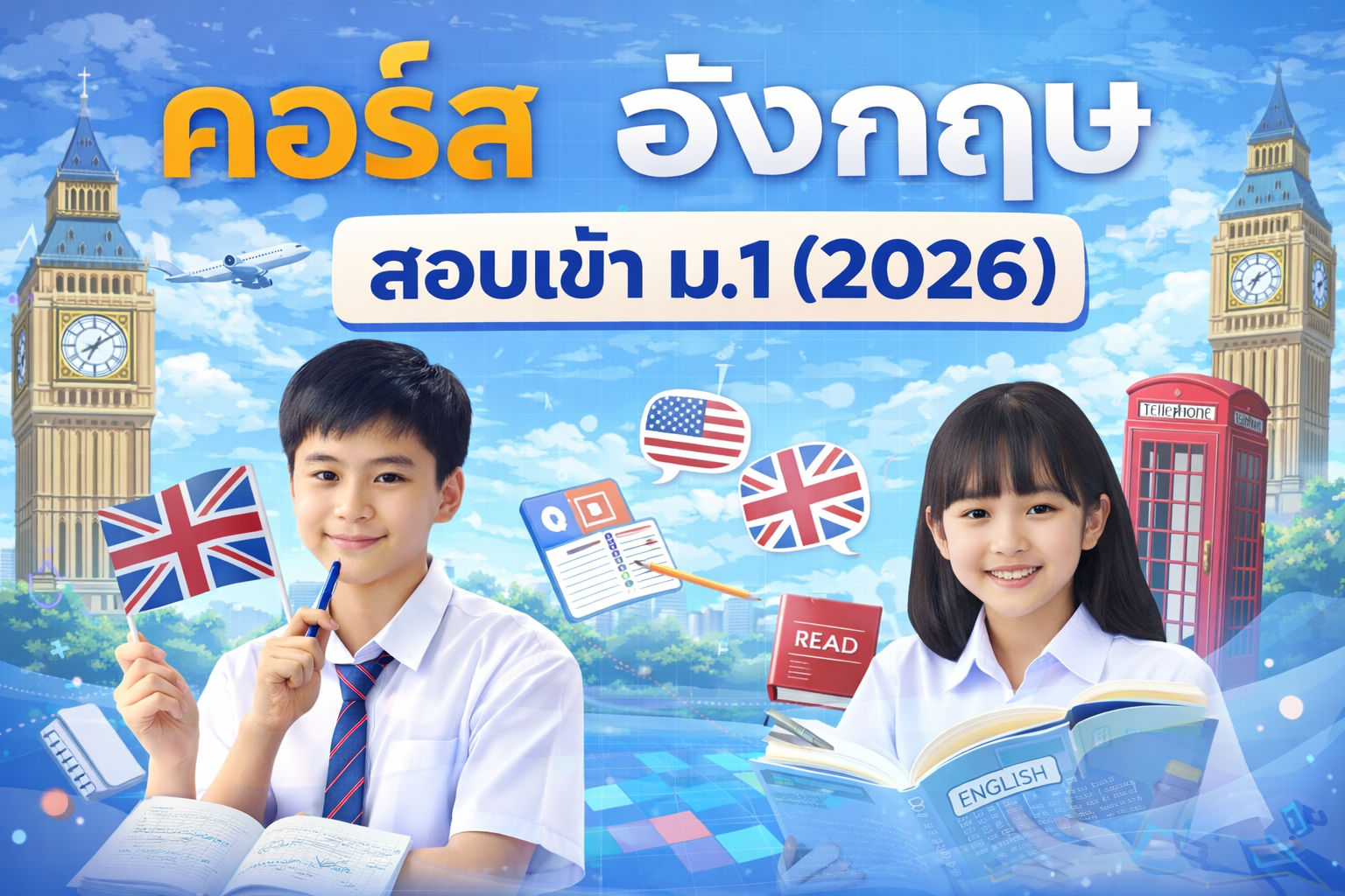 อังกฤษ สอบเข้า ม.1